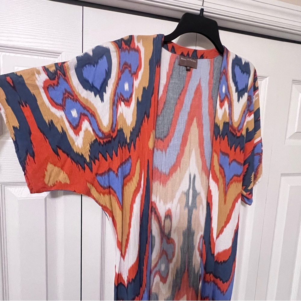Anthropologie Bel Kazan Kyra Kimono Colorful One Size bohemian - Picture 6 of 13